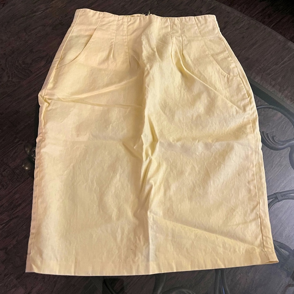 VTG Light Yellow skirt